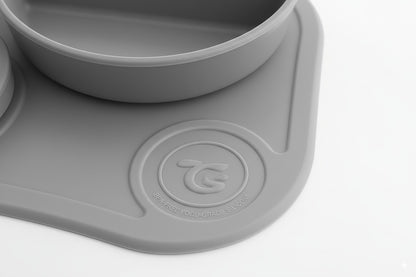 Twistshake® Infant Feeding Bowl with Anti-Slip Vacuum Base & Click-Lock Mat
