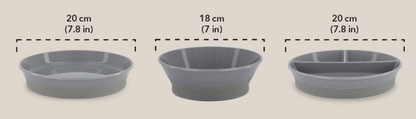 Twistshake® Infant Feeding Bowl with Anti-Slip Vacuum Base & Click-Lock Mat